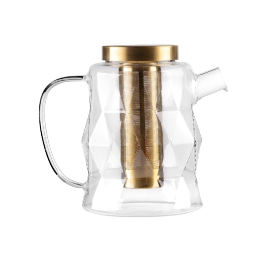 Zaparzacz do herbaty 1300 ml złoty Geo Gold 32156
