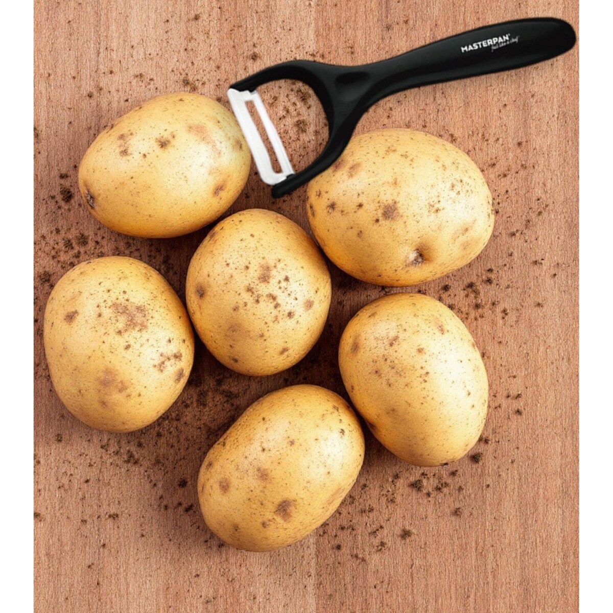 Zestaw Komplet Noży Kuchennych Czarne W Pudełku 4 El. Obieraczka Ostre