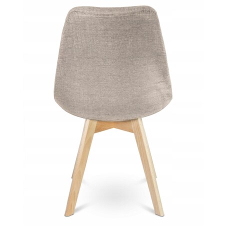 Krzesło tapicerowane materiałowe ALTA beżowe