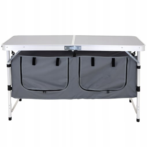 KUCHNIA TURYSTYCZNA SZAFKA stół składany ogrodowy walizka KEMPINGOWY stolik