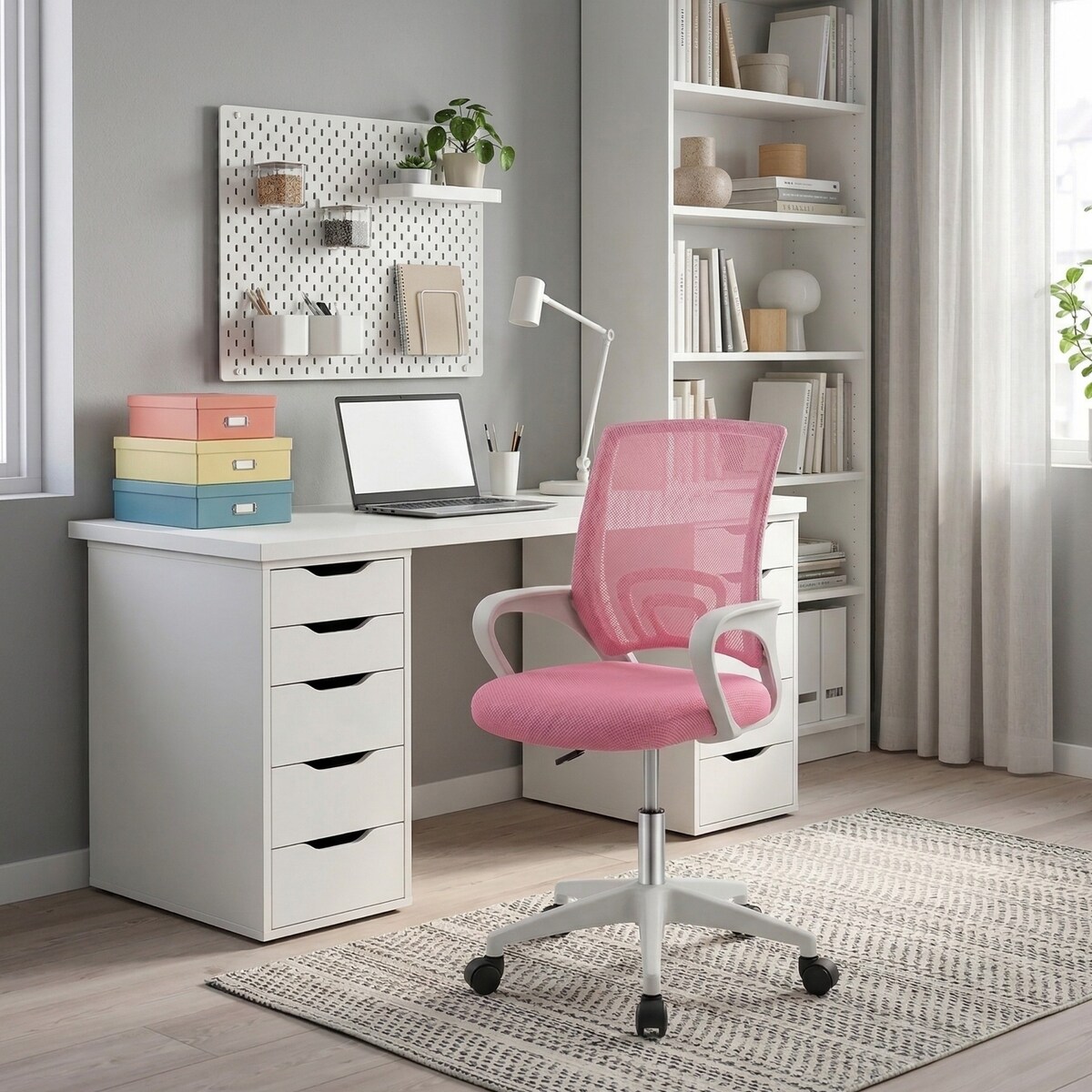 Krzesło biurowe fotel obrotowy Z10 regulowany ergonomiczny młodzieżowy