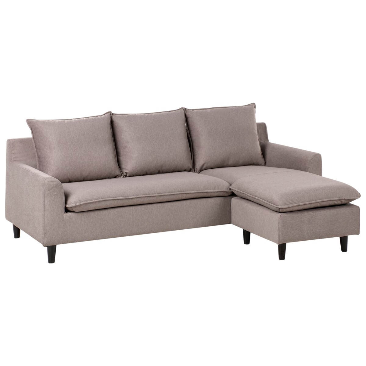 Narożnik lewostronny beżowoszary ELVENES