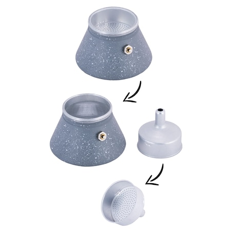 Kawiarka kafeterka włoska zaparzacz do kawy granit 600ml KAMILLE