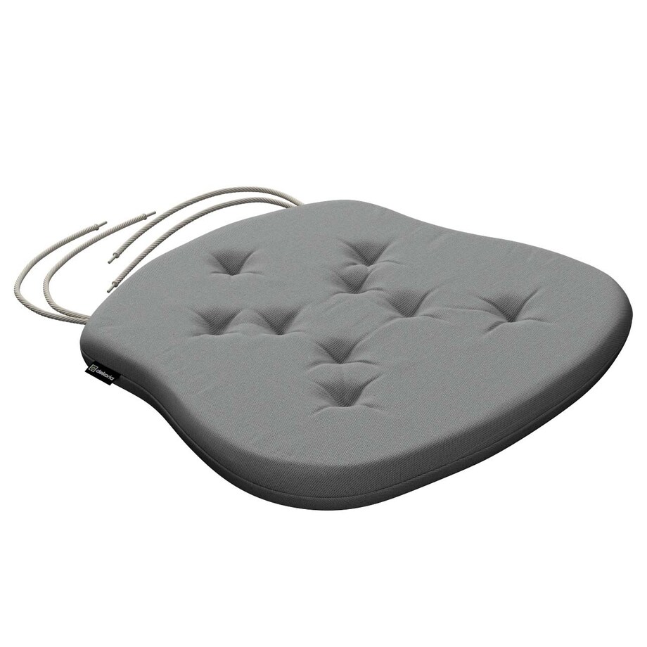 Poduszka na krzesło Filip, szary, 41 x 38 x 3,5 cm, Loneta