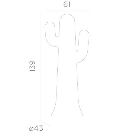 Tarasowa lampa stojąca Pancho LUMPV140OFNW King Home 18W 6000K kaktus limonkowa