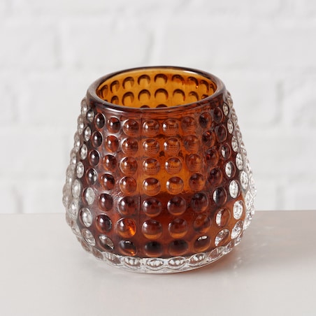 Świecznik szklany na tealight ZATO, Ø 7,5 cm