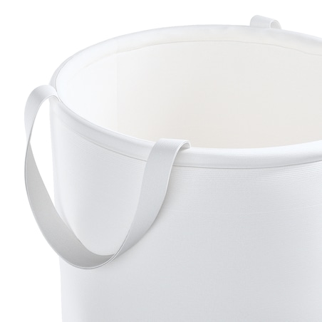 Kosz na zabawki Tobi, biały, 30x40cm, Happiness