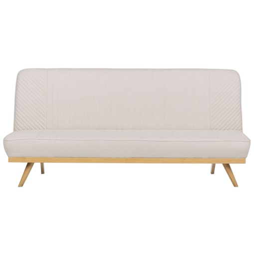 Sofa rozkładana KALFAFELL Beżowy dla 2 osób