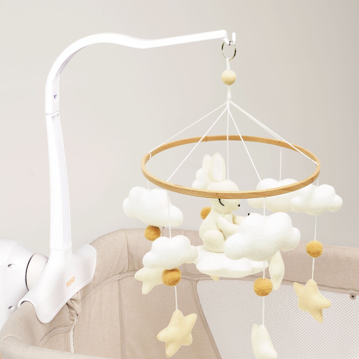 NENO BANI Karuzela do łóżeczka z uchwytem mocującym