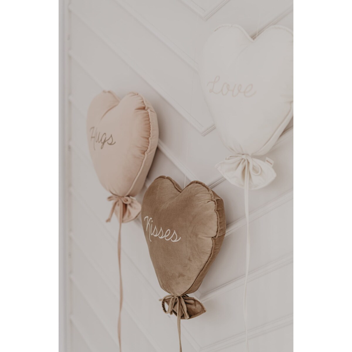 Balon Serce Delux Natural Rose