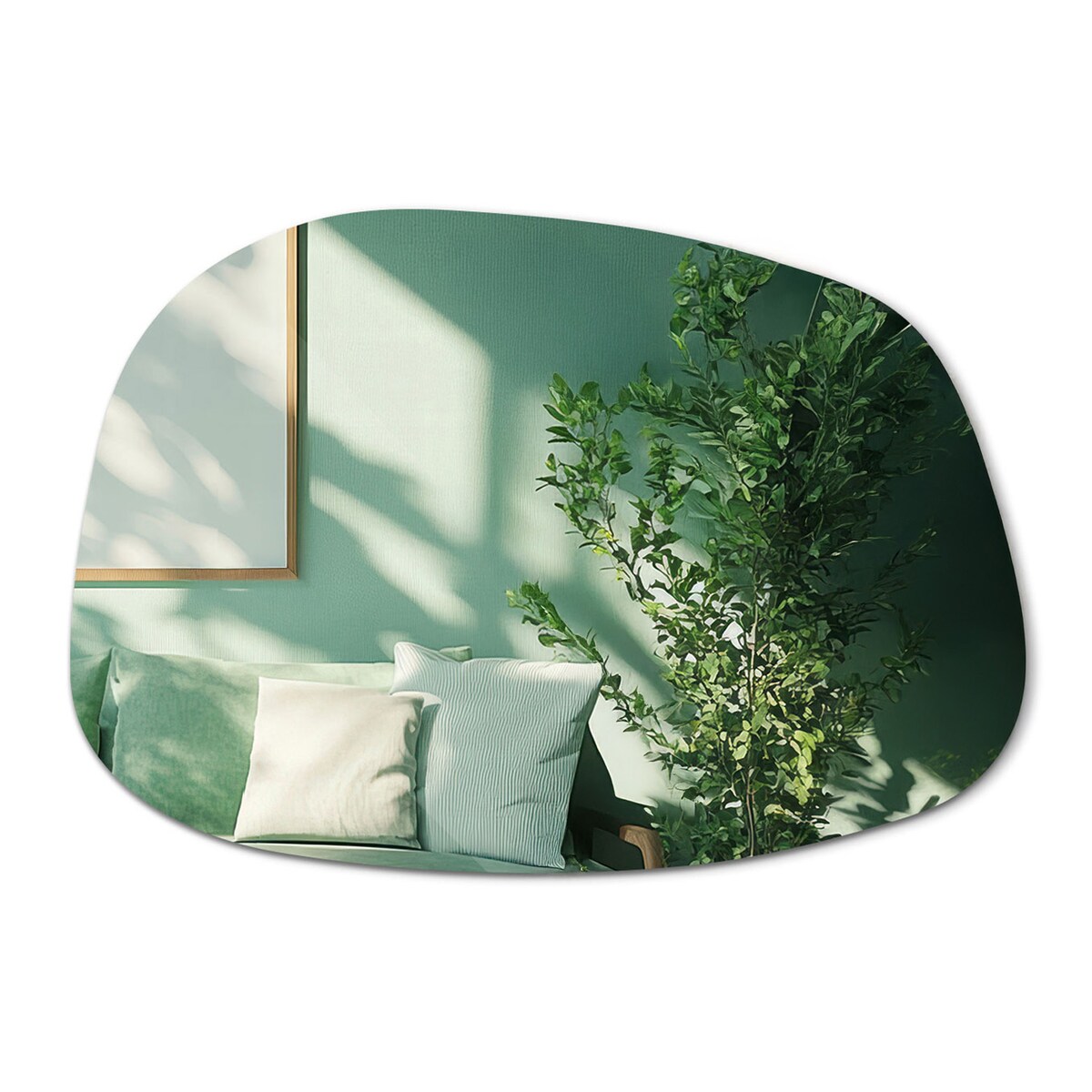 Lustro organiczne - 78,5x57 cm