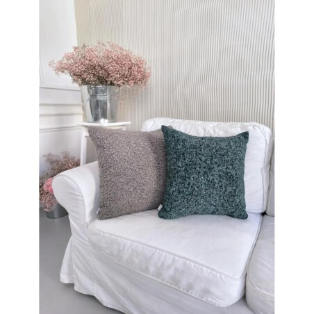 Morska poduszka dekoracyjna 45x45 Fiord - morska zieleń