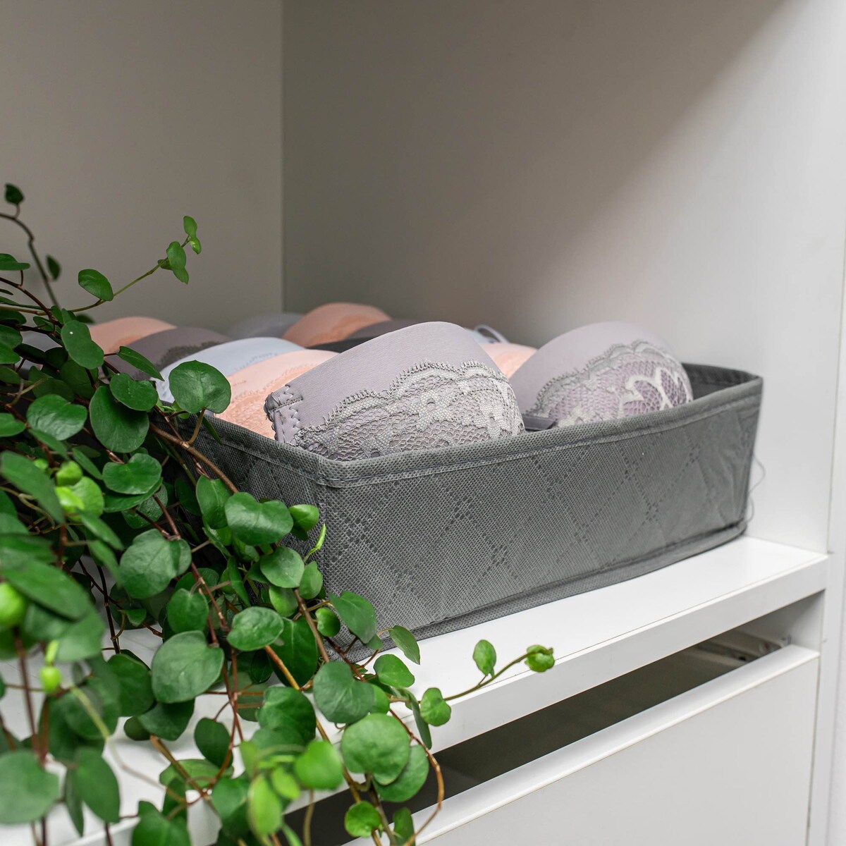 Organizer Na Bieliznę Skarpetki Majtki Rajstopy Zestaw 3 Sztuki