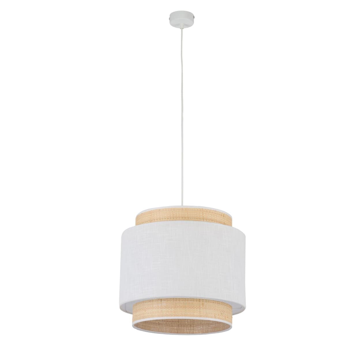 Wisząca lampa okrągła Boho 5653 TK Lighting naturalny biały słomkowy