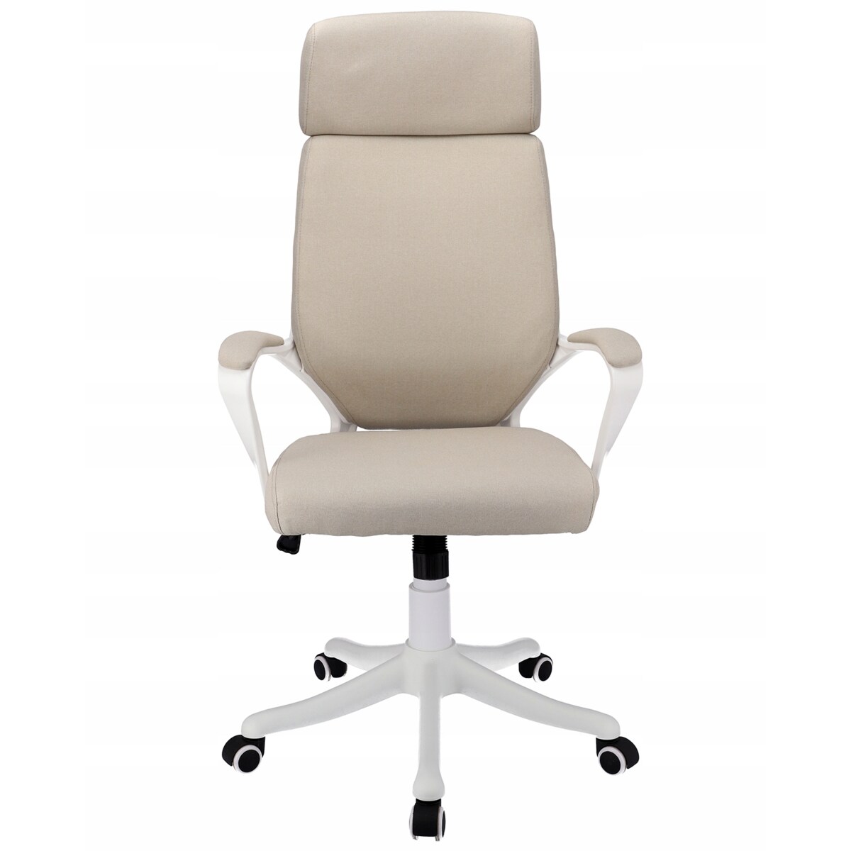 Fotel biurowy materiałowy ICON beżowy