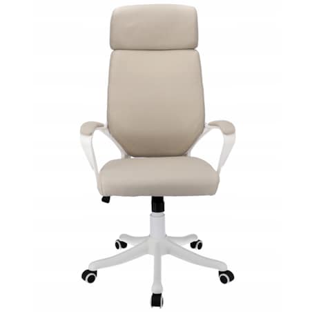 Fotel biurowy materiałowy ICON beżowy