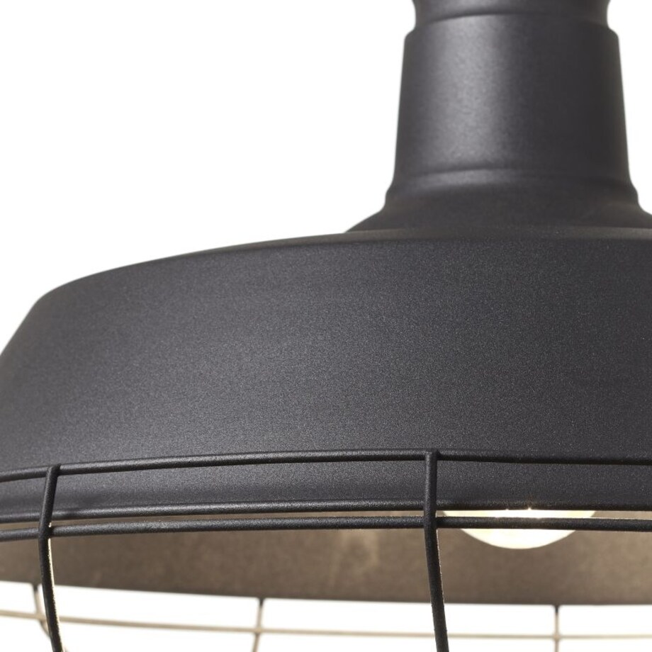 Zwis industrialny Rope 93614/06 Brilliant ze sznurem metal czarny