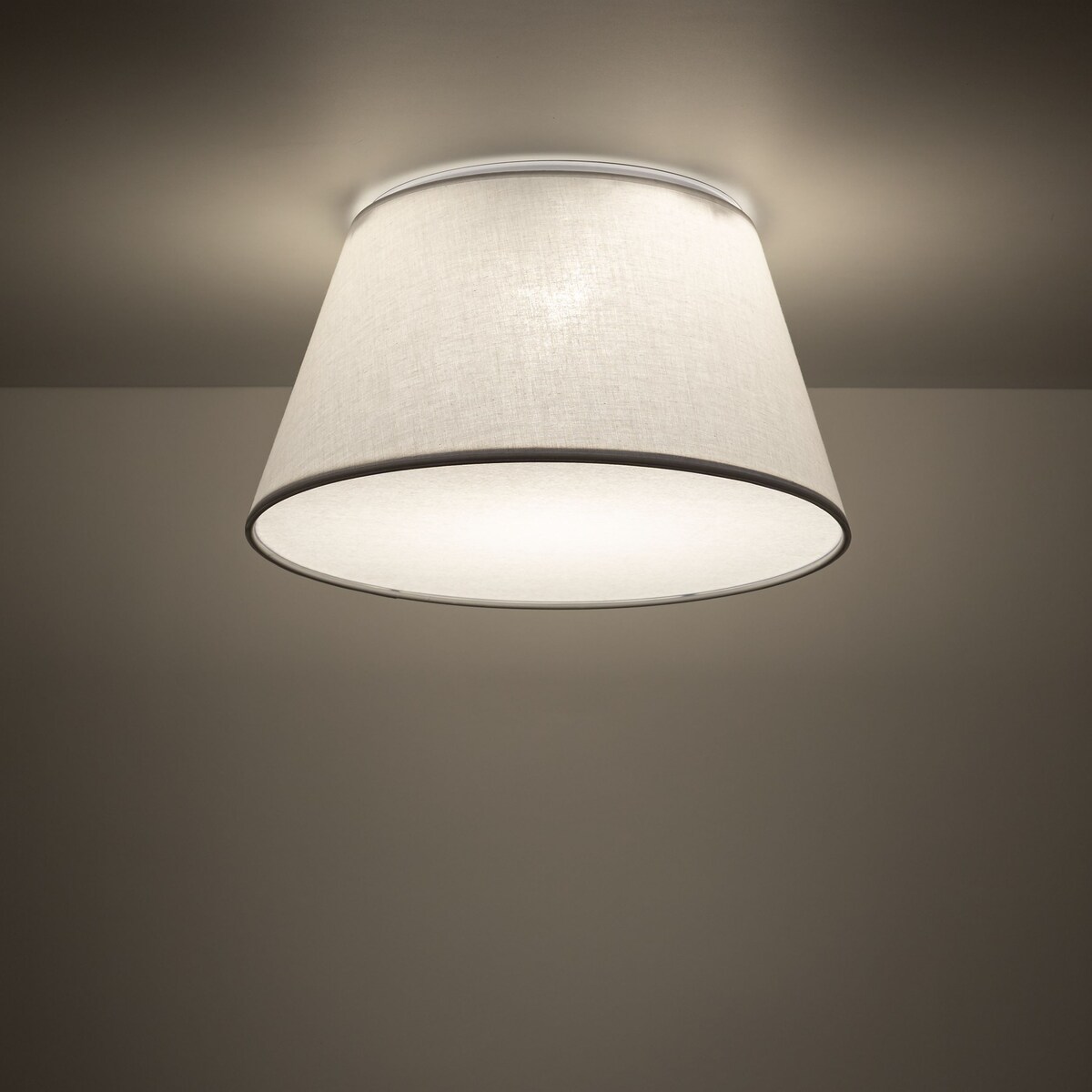 Lampa sufitowa TK Lighting FORMO WHITE 380 biała 38 cm 2xE27 minimalistyczna do salonu sypialni i jadalni