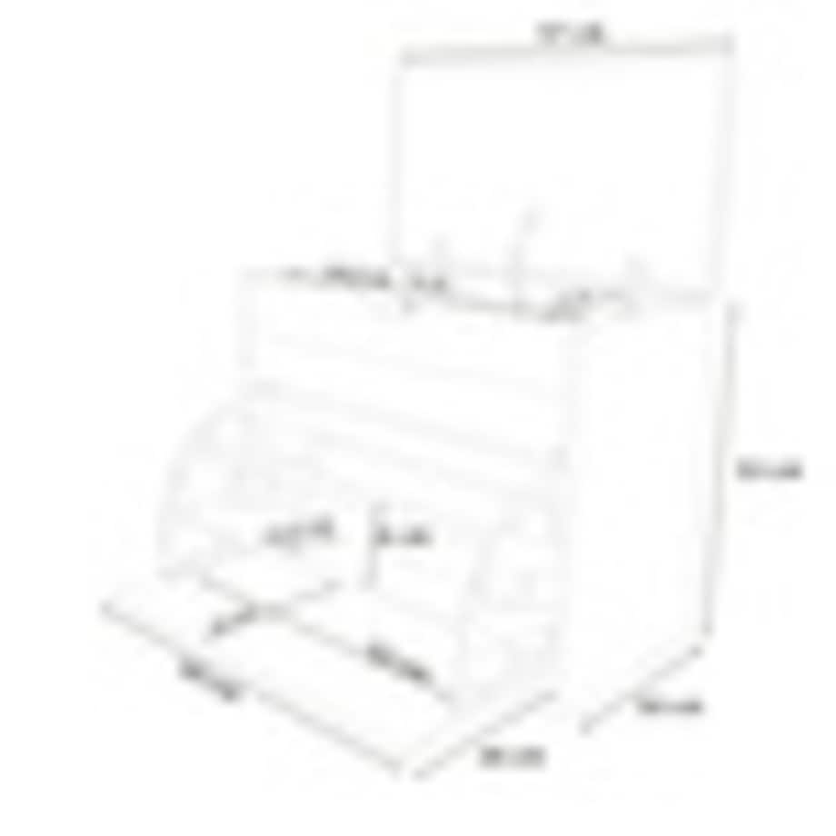 Szafka na buty z siedziskiem i wysuwanymi półkami VAULT, 57 x 30 x 53 cm