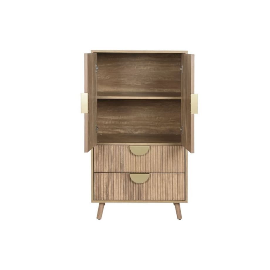 Komoda-szafa drewniana 110x60x40 cm ADOMO-II z 2 szufladami