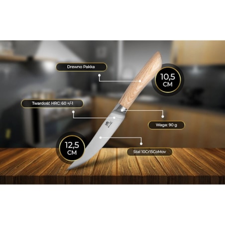 Shiori 撓 Shinogi Sutēki - nóż do steków