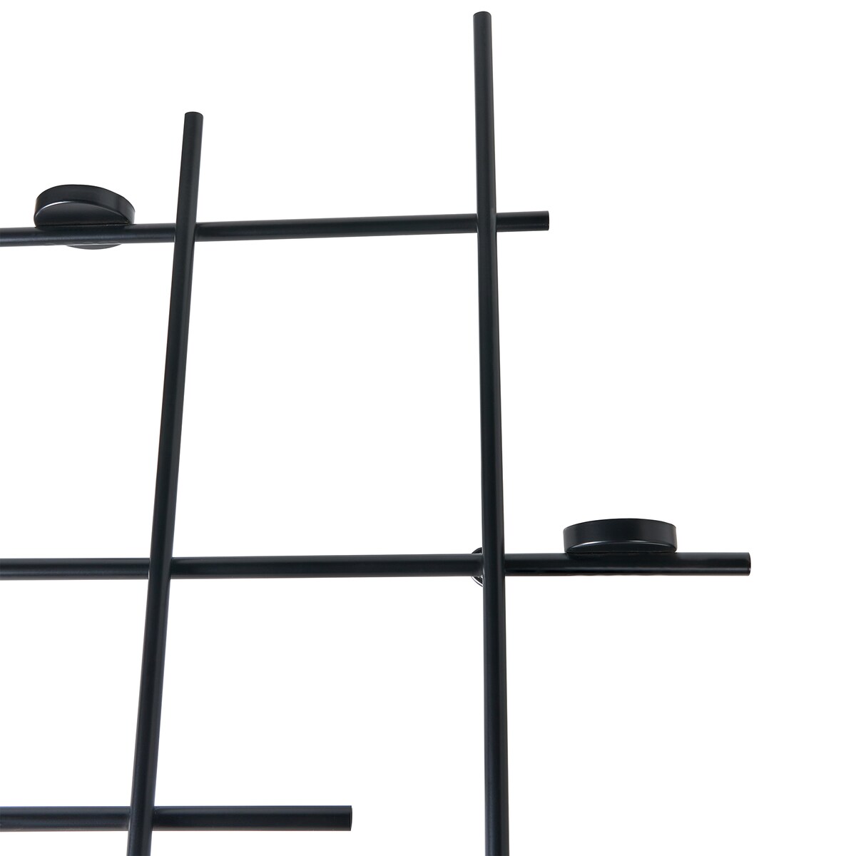 Świecznik wiszący PORTO 74 cm Czarny