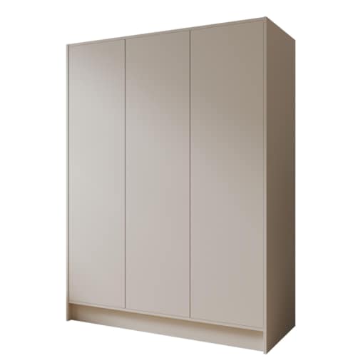 Szafa gładka 150 ALA bez lustra i bez uchwytów, kaszmirowa