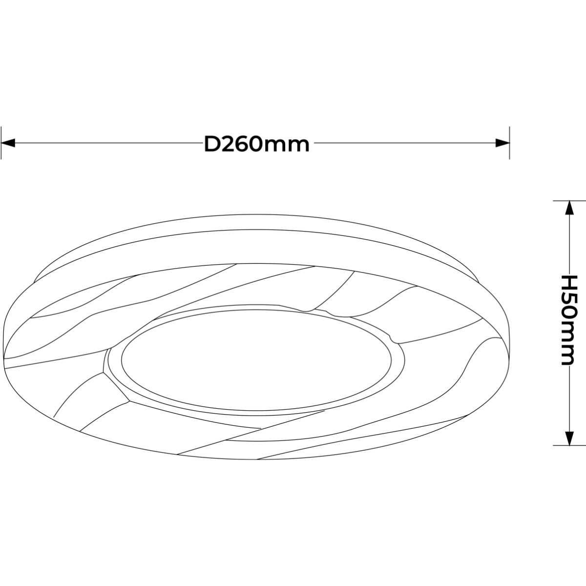 Plafon Light Prestige Tenaro biały LED 4000K 1 szt.