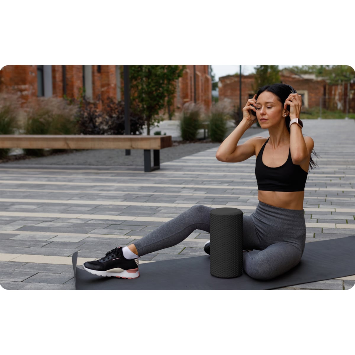 Roller do masażu ćwiczeń wałek crossfit Neo-Sport