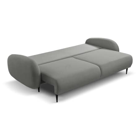 Nowoczesna sofa z funkcją spania SOFTI - grafitowa