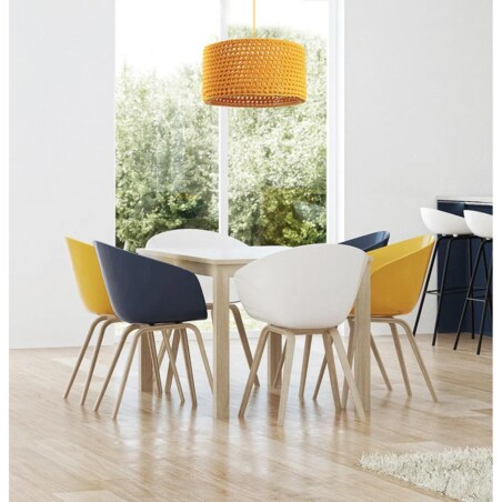 Lampa wisząca COTTON 40 żółta