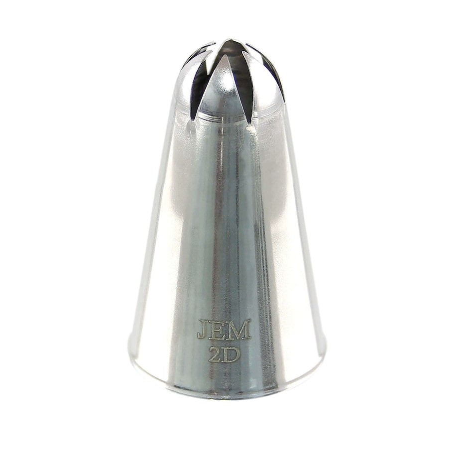 PME Stalowa końcówka dekoracyjna kwiat 2D