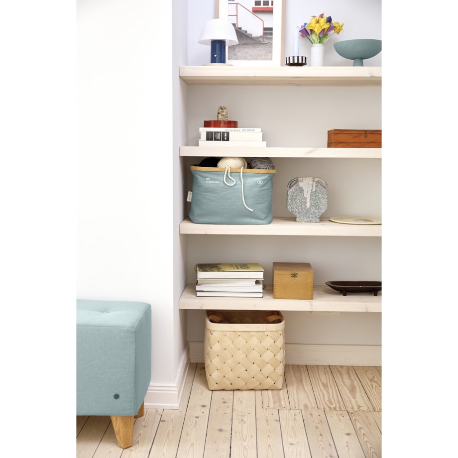 Kosz składany 2 szt. 26x38x26 cm COMPLESS miętowy