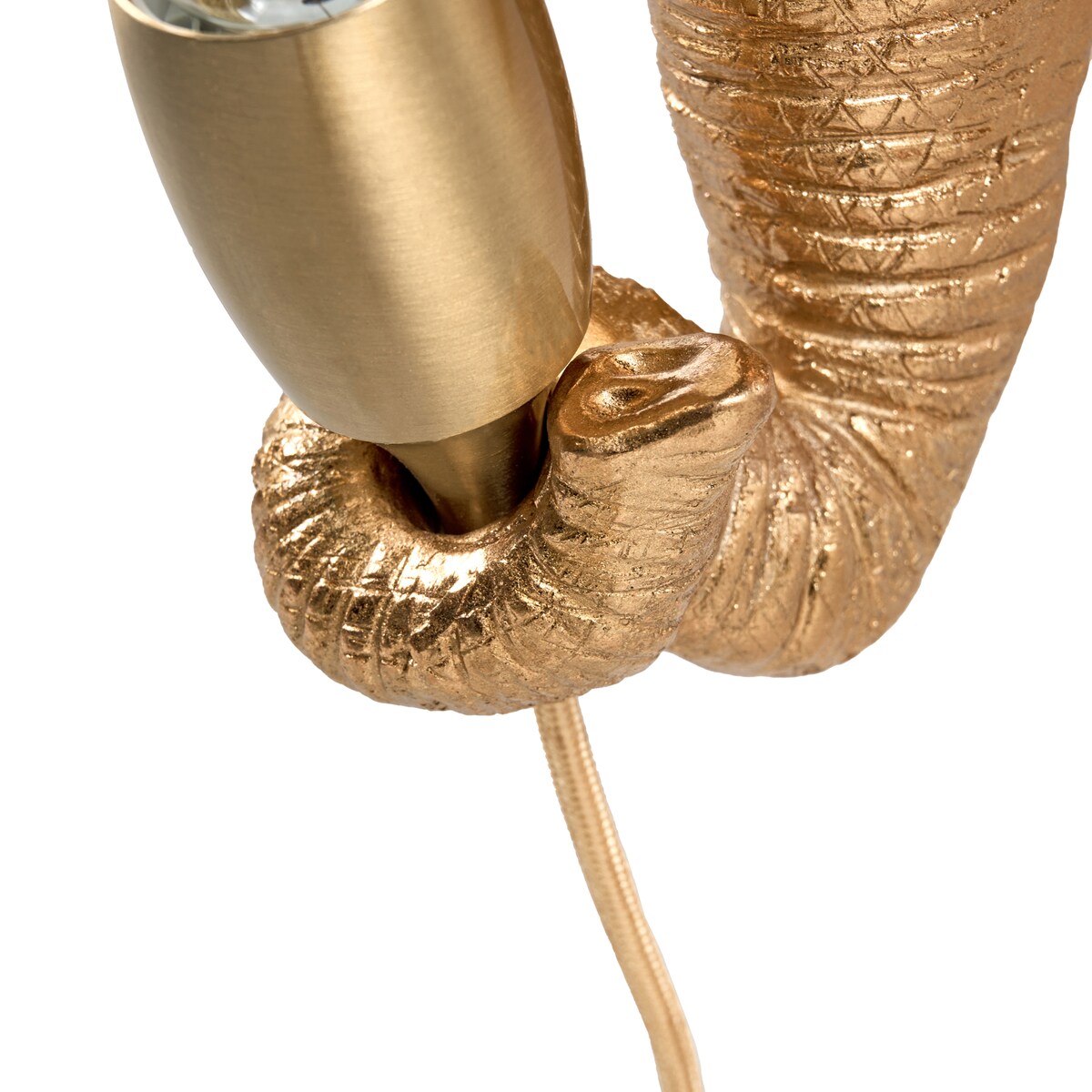 Słoń Lampa ścienna ELEPHANTI Złoty