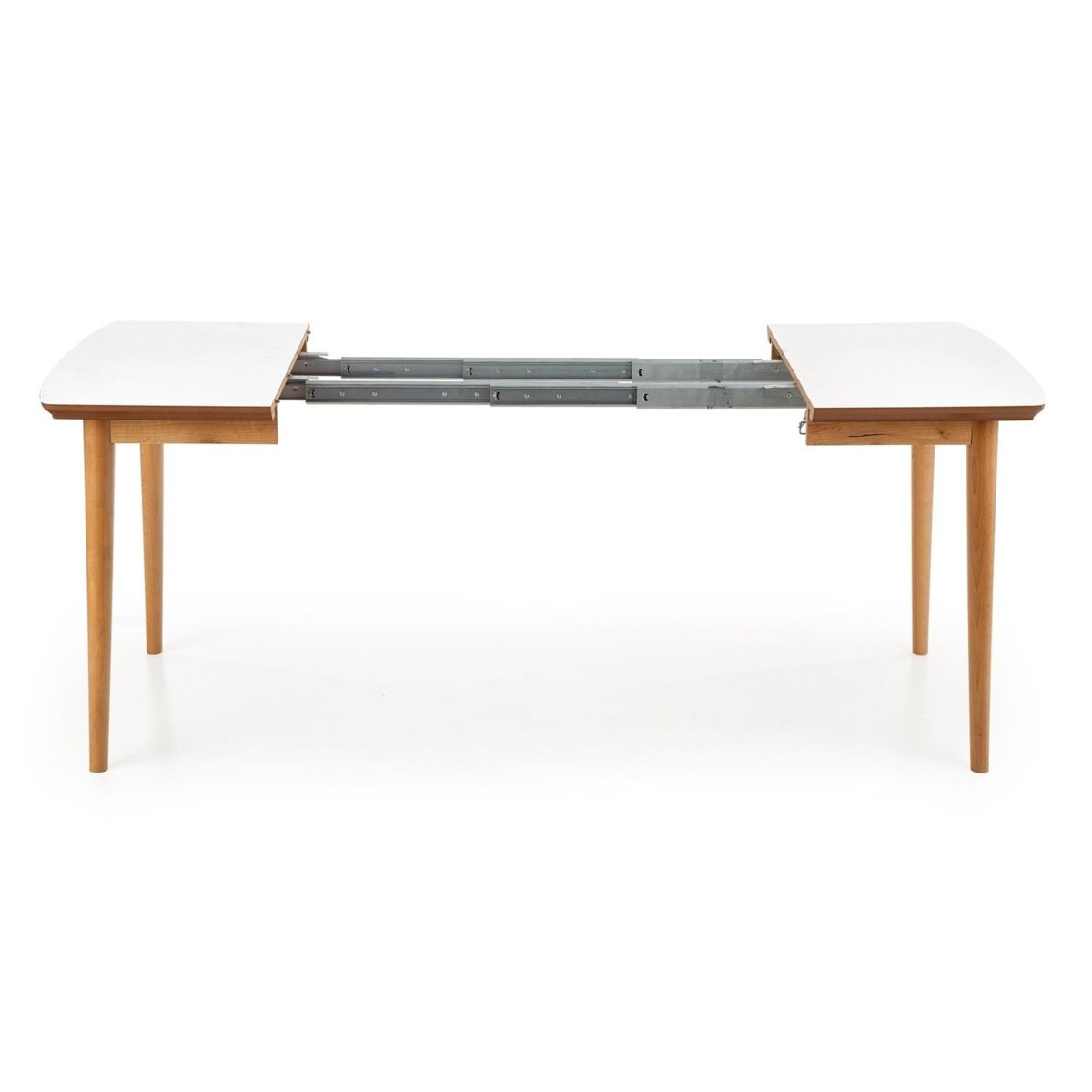 STÓŁ ROZKŁADANY Terra biały mat i dąb 90-190/80/75 cm