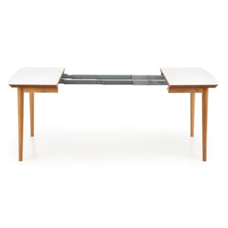 STÓŁ ROZKŁADANY Terra biały mat i dąb 90-190/80/75 cm