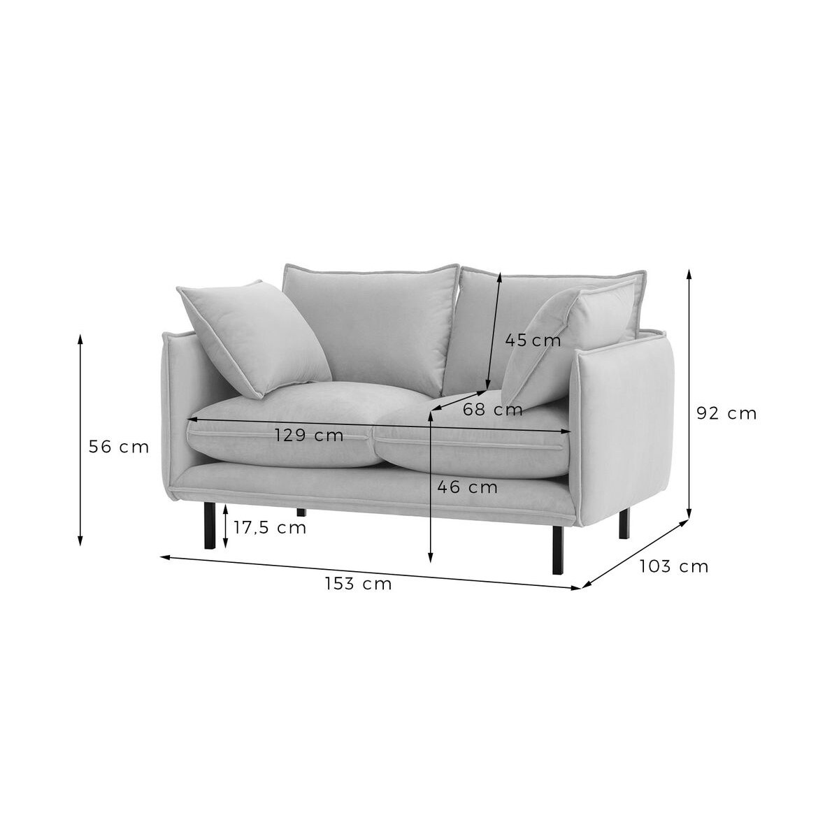 Sofa dwuosobowa Nimbus-Kronos 17