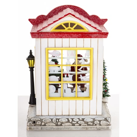 Dekoracja świąteczna CANDY SHOP 22,5x17x12,5 cm LED i pozytywką