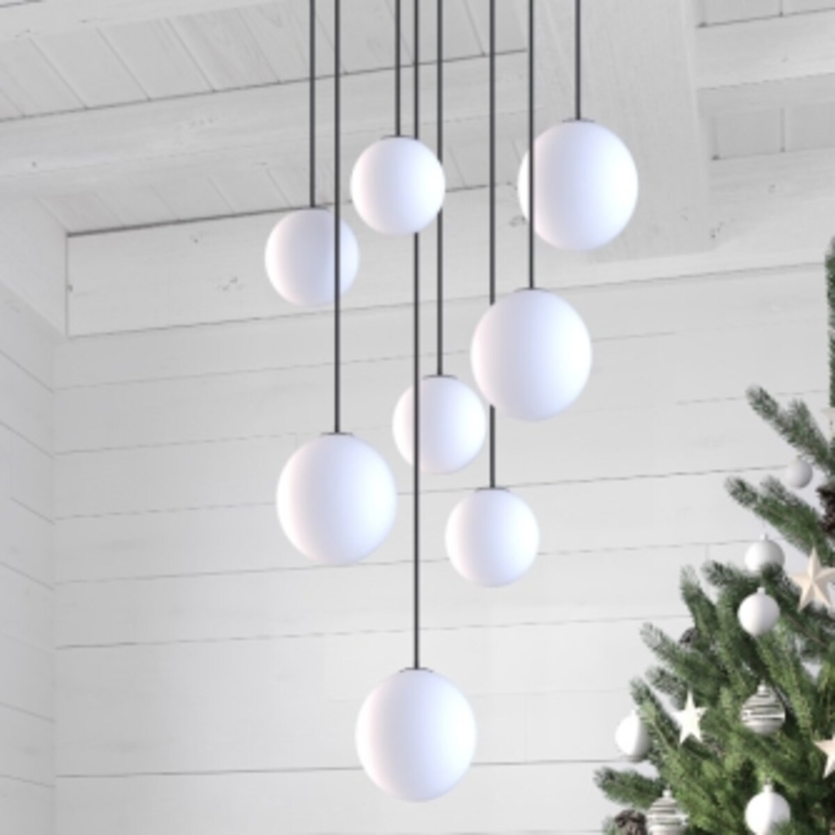 Salonowy klosz Cameleon Snowball 120 10267 Nowodvorski kulisty biały