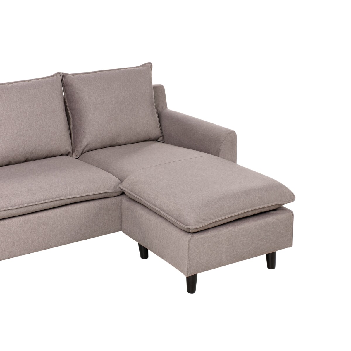 Narożnik lewostronny beżowoszary ELVENES