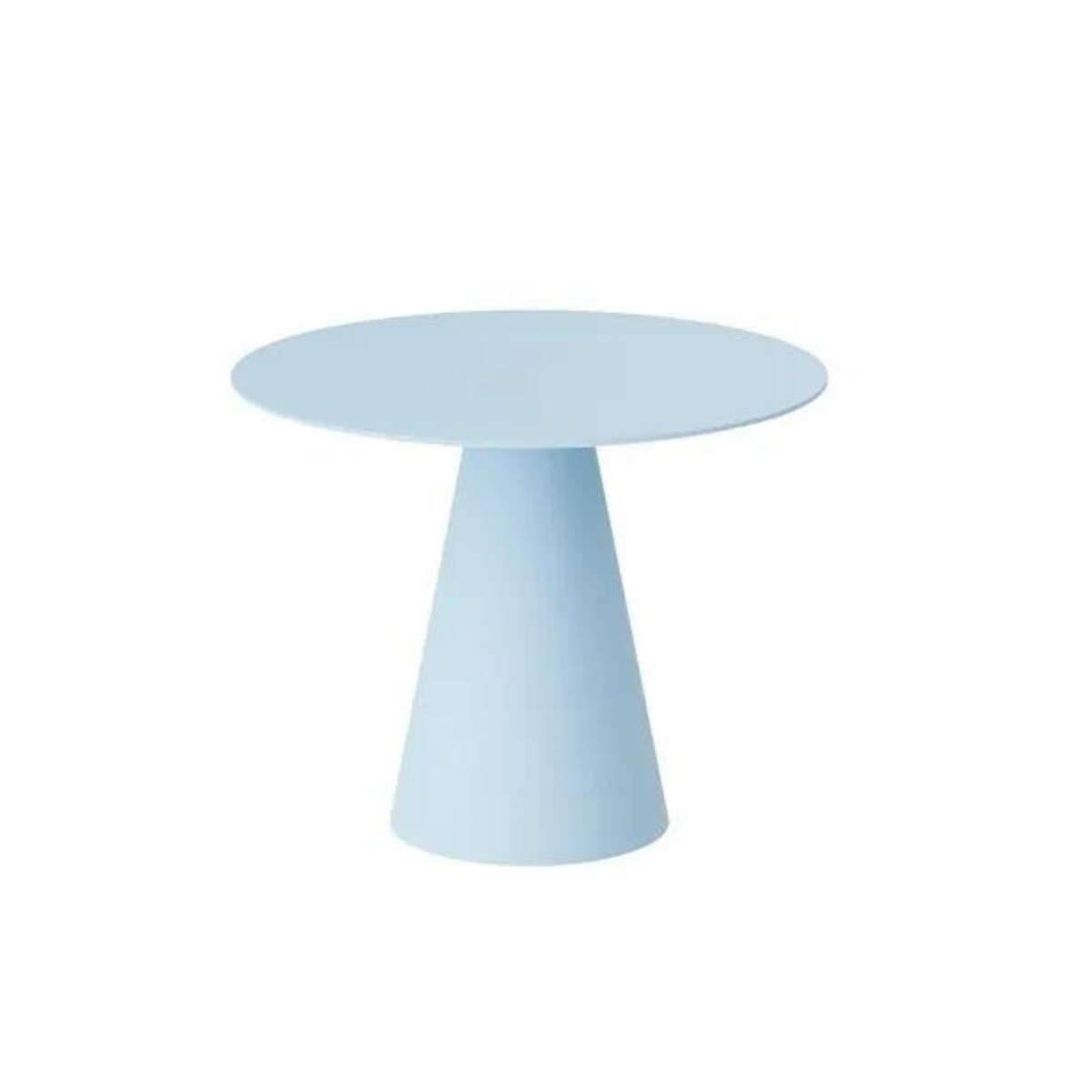 Stół okrągły PINETO 100x100 niebieski