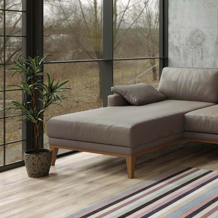 Sofa narożna Musso brązowa