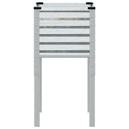 vidaXL Donica ogrodowa 45x45x88 cm Stal ocynkowana