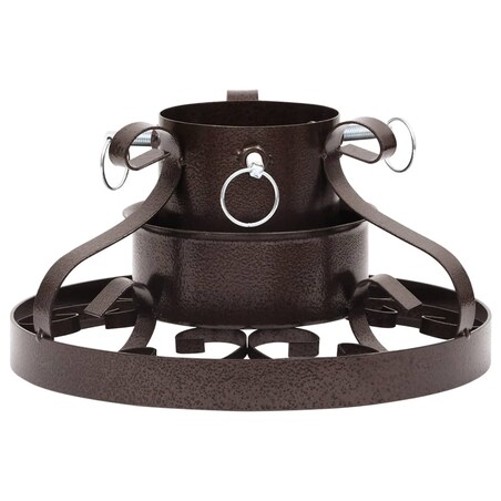 vidaXL Stojak pod choinkę, antyczna miedź, 29x29x15,5 cm