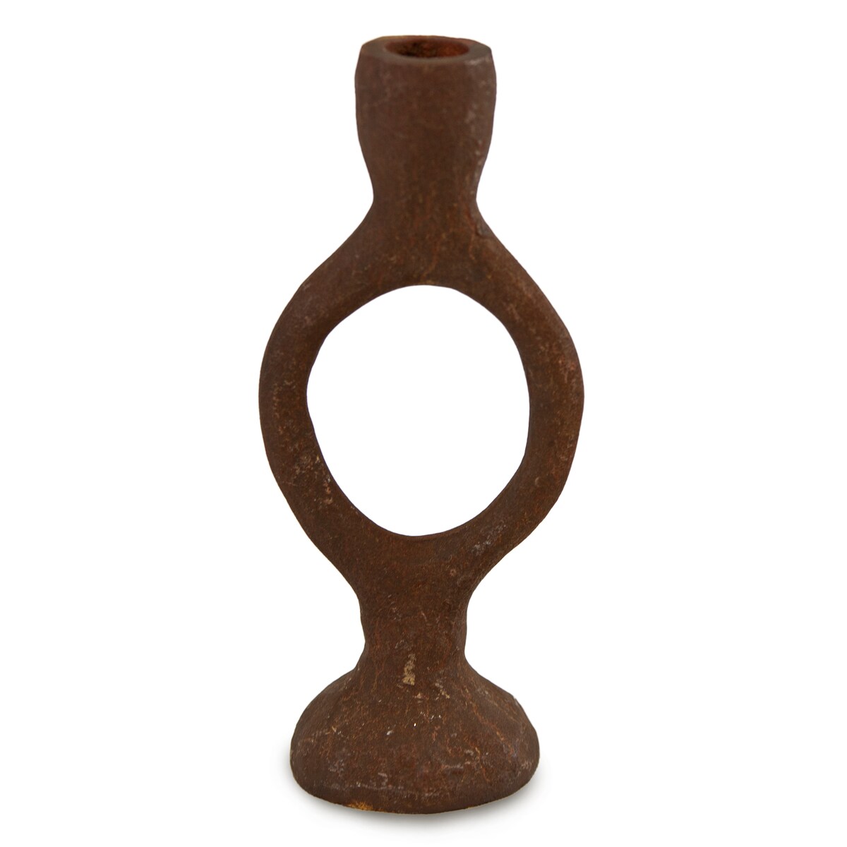 Świecznik Metalowy Na Jedną Świeczkę Uchwyt Na Świecę Stalowy Industrialny