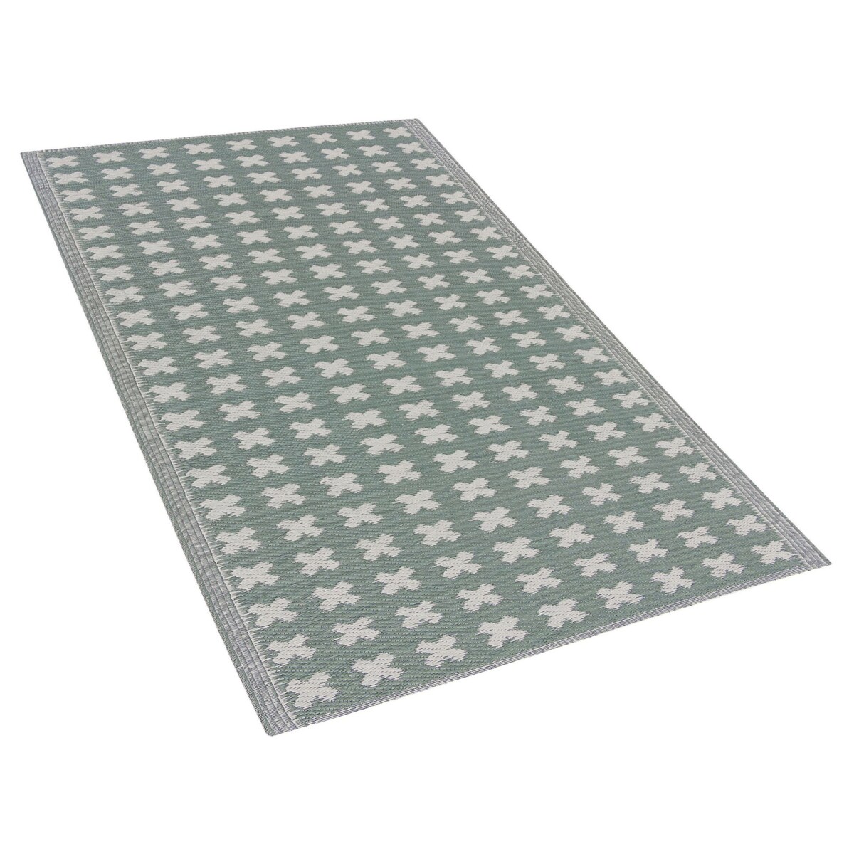 Dywan zewnętrzny 90 x 180 cm zielony ROHTAK