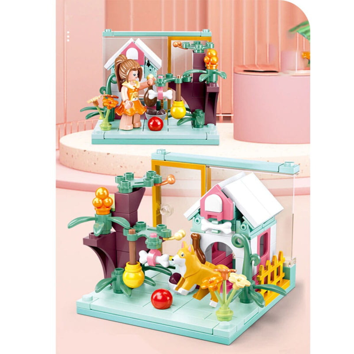 PIESEK Bella - mini pokoik klocki - Sluban - 100 elementów