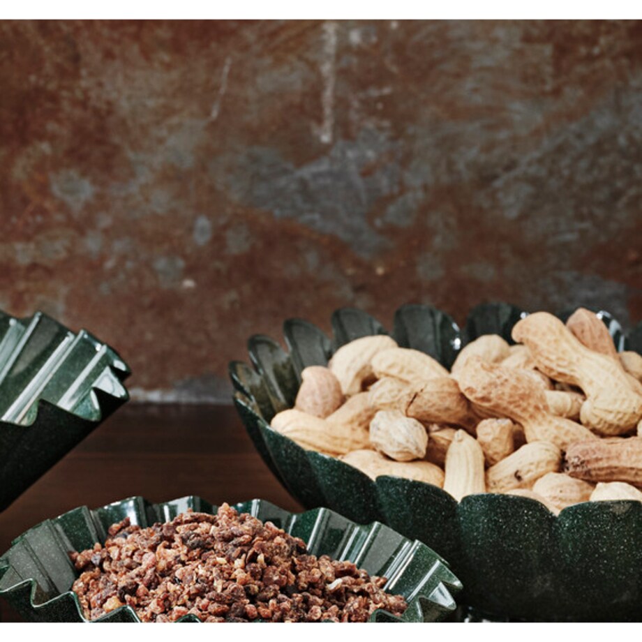 PATERA NA OWOCE OKRĄGŁA talerz do dekoracji ciasta tortu metalowy 21cm