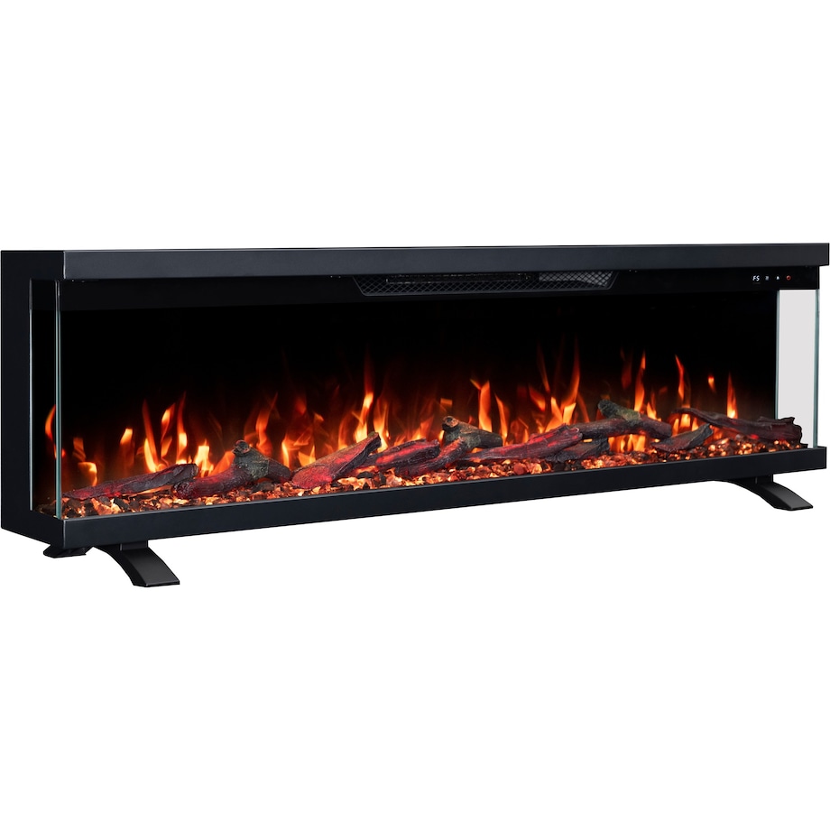 Kominek elektryczny à 3 côtés Emotion Flame Unity 152 - ścienny i do zabudowy - 152x19x36 cm - kominek LED - 900/1800 W