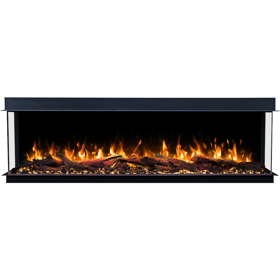 Kominek elektryczny à 3 côtés Emotion Flame Solis 150 - do zabudowy - 150x30x46 cm - kominek LED - funkcja grzania 750/1500 W